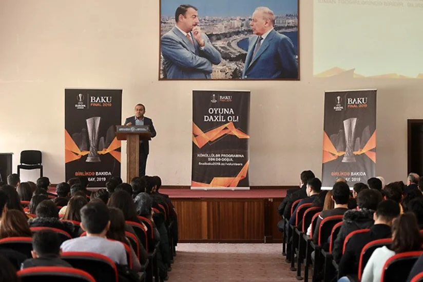 Avropa Liqasının final oyununun Bakıda keçirilməsi ilə əlaqədar tədbir baş tutub