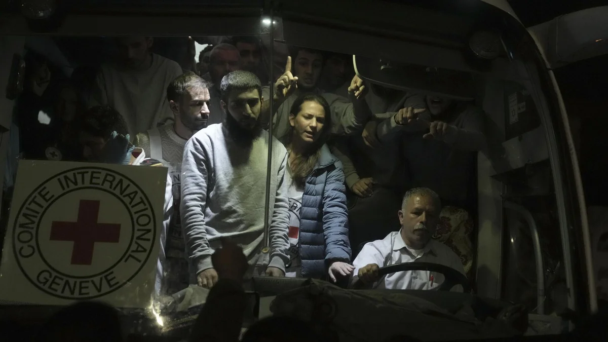 Israel frees 90 Palestinian prisoners as part of deal with Hamas