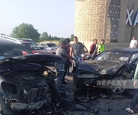 Xaçmazda avtomobil qəzası olub, xəsarət alanlar var