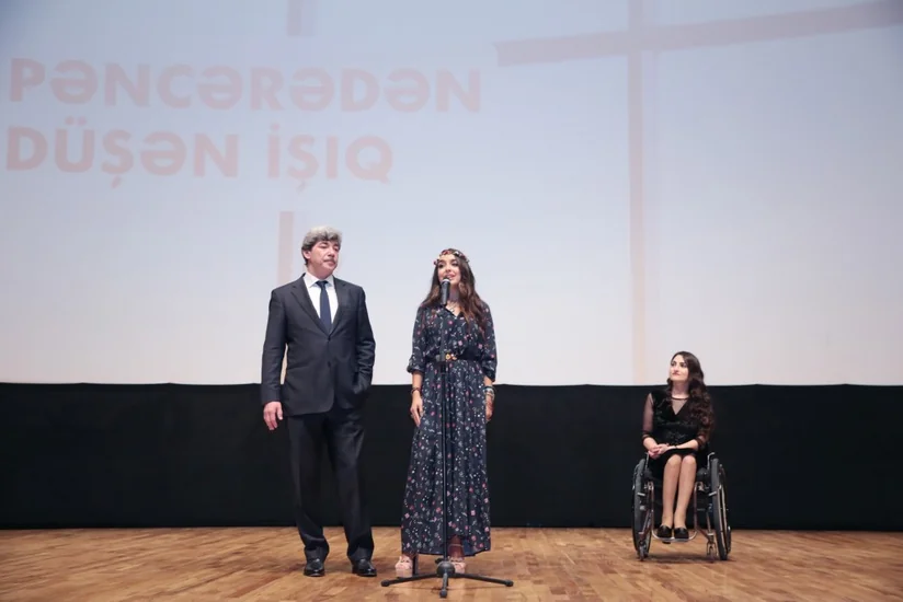 Leyla Aliyeva attends presentation of 'Light shining through the window' documentary