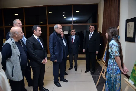 İmadəddin Nəsiminin 650 illik yubileyi ilə əlaqədar tədbir keçirilib