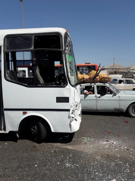 Bakıda sərnişin avtobuslarının toqquşması nəticəsində yaralananların adları məlum olub - FOTO - YENİLƏNİB