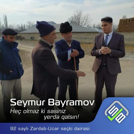 Deputatlığa namizəd Seymur Bayramov görüşlərini davam etdirir - VİDEO