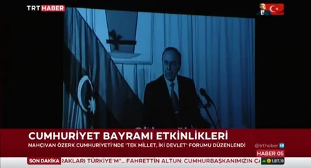 “TRT Haber” Naxçıvanda keçirilən “Bir millət, iki dövlət forumundan videoreportaj yayımlayıb