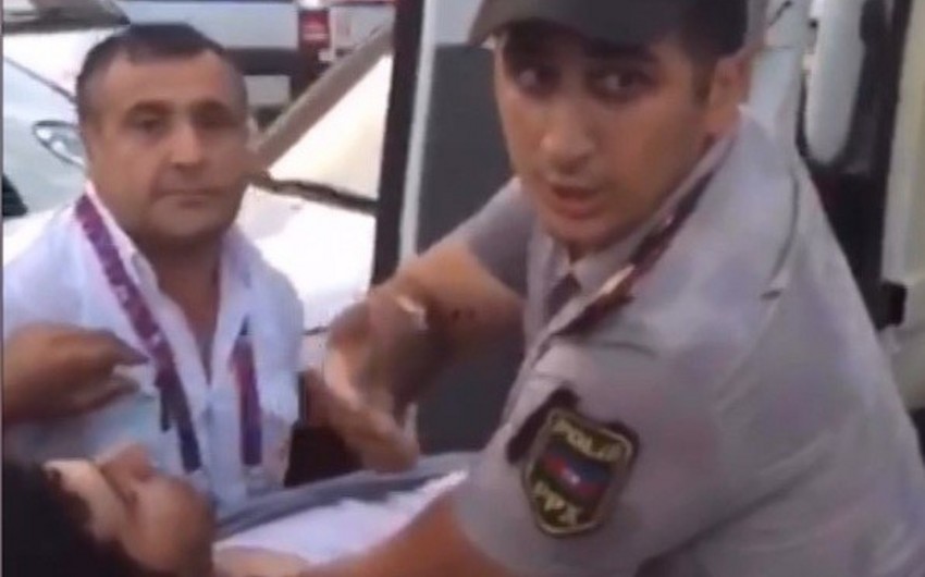 “Sədərək”dəki yanğın zamanı polis əməkdaşları fədakarlıq nümayiş etdiriblər - VİDEO