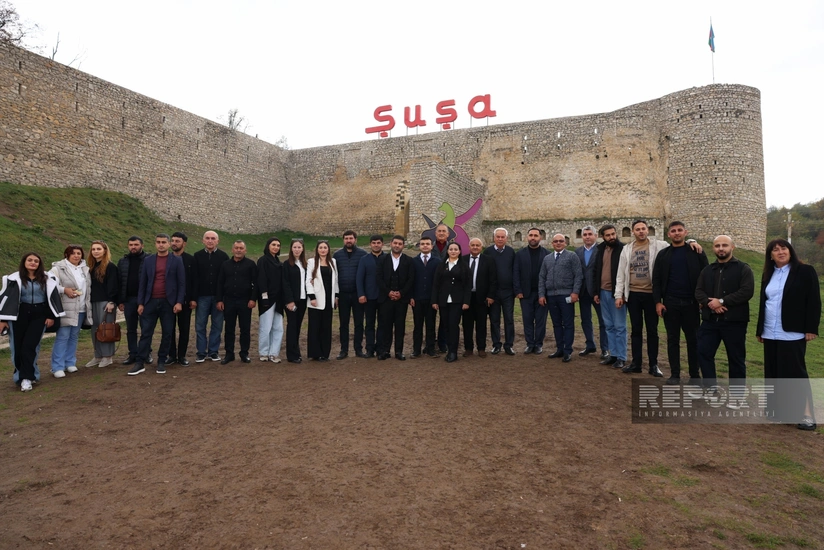 Начался визит грузинских путешественников на освобожденные территории Азербайджана