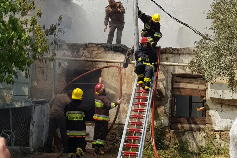 Bakıda fərdi yaşayış evində yanğın olub - FOTO - VİDEO