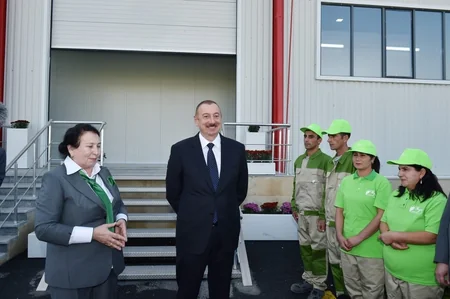 Ağdaşda Biyan Sənaye Parkının açılışı olub - YENİLƏNİB