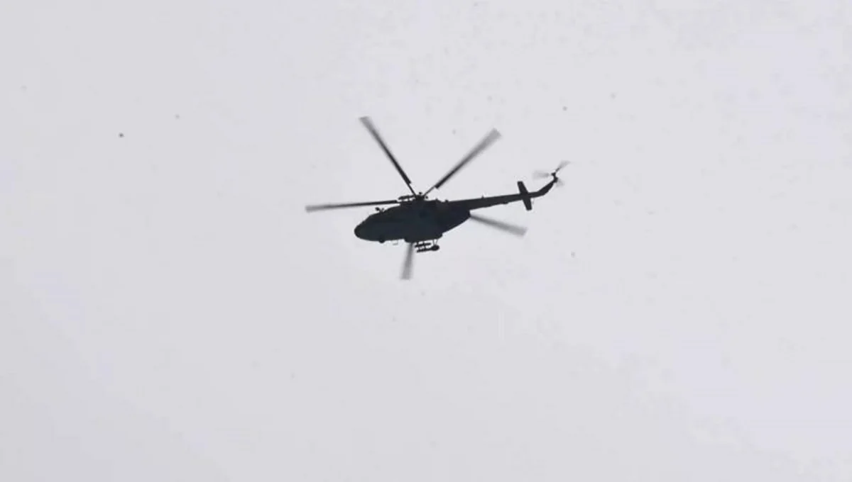 МЧС Казахстана: Поиски экипажа военного вертолета все еще продолжаются