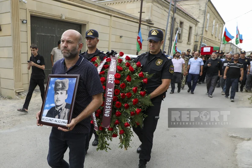 В Маштаге простились с шехидом Первой Карабахской войны Айдыном Гурбановым