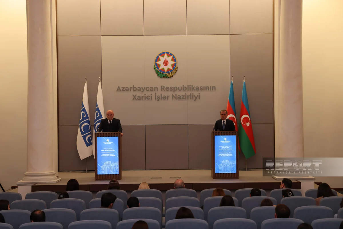 Azerbaijan's Foreign Minister, OSCE chief mull threats to peace and stability
