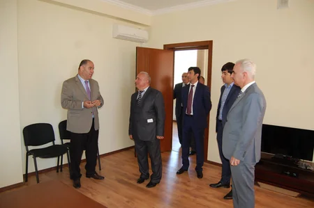 Oğuz Rayon Statistika İdarəsinin yeni inzibati binasının açılışı olub