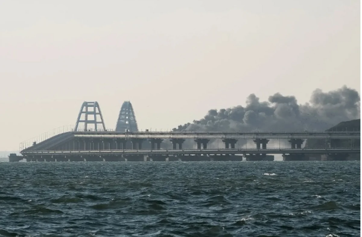 Russia says three killed by explosion on Crimean bridge