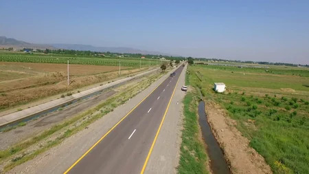 Şəmkir-Abbaslı-Nərimanlı avtomobil yolu yenidən qurulub
