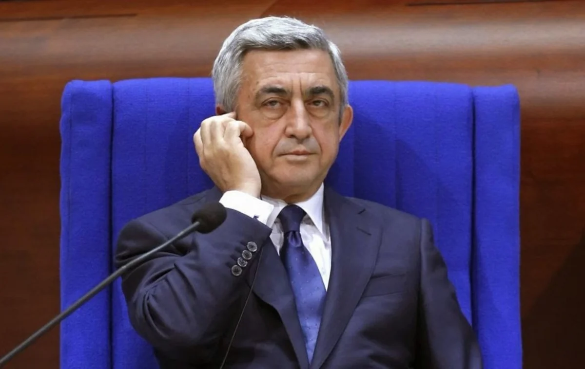 ​Serj Sarqsyan Ermənistanın işğalı altında olan Dağlıq Qarabağa gəlib
