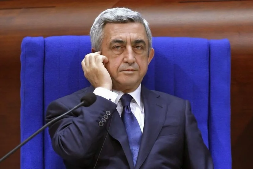 ​Serj Sarqsyan Ermənistanın işğalı altında olan Dağlıq Qarabağa gəlib