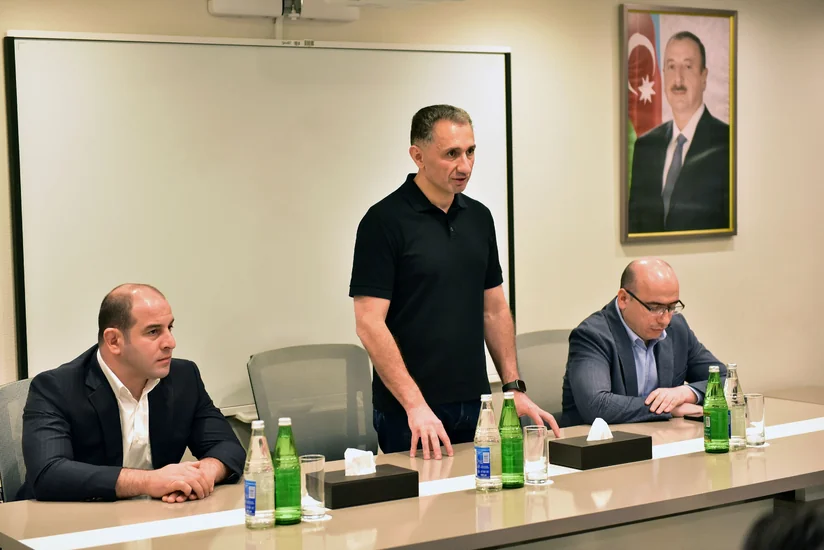 Azərbaycan Cüdo Federasiyasının prezidenti dünya çempionları ilə görüşüb