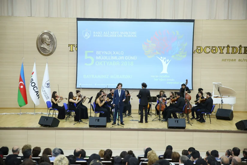 Bakı Musiqi Akademiyası Bakı Ali Neft Məktəbinin qonağı olub
