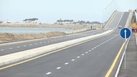 Qala-Pirallahı avtomobil yolunun 1 km-lik hissəsi yenidən qurulub