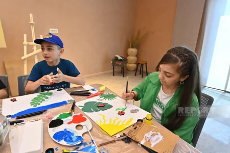 “9 senses” incəsənət mərkəzində uşaqlar üçün “Yaradıcılıq marafonu” keçirilib