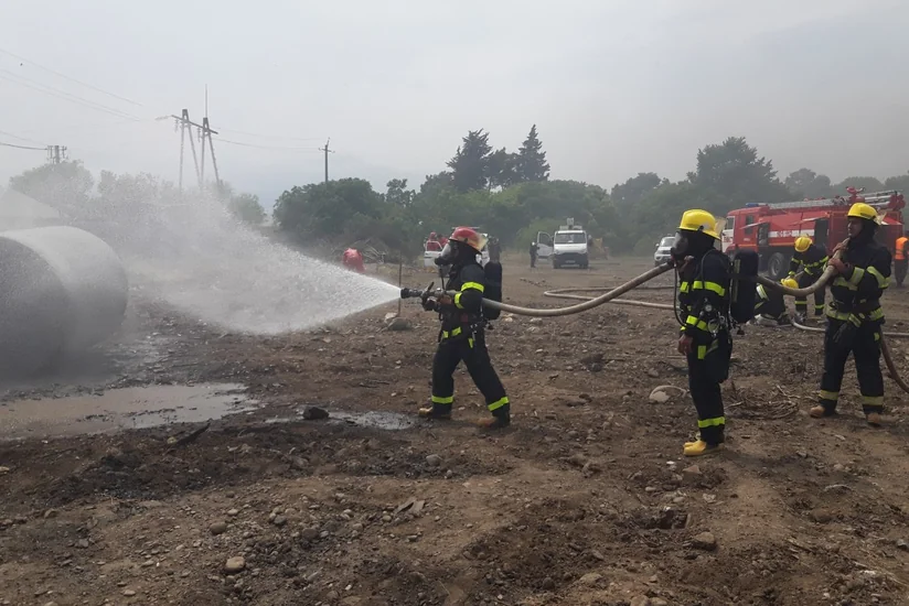 FHN-in Cənub Regional Mərkəzi kompleks mülki müdafiə təlimi keçirib
