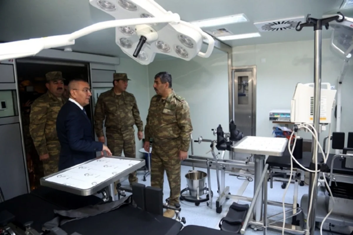 Defense Minister visited mobile field hospital in the frontline zone