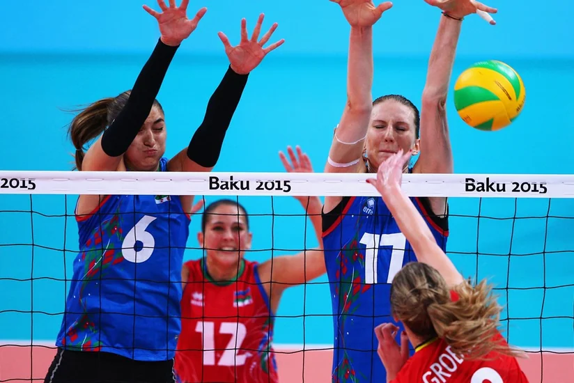 Bakı 2015: Azərbaycanın qadın voleybolçuları yarımfinala vəsiqə qazanıb