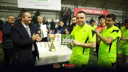 “Zəfər Kuboku” futbol çempionatının qalibləri mükafatlandırıldı