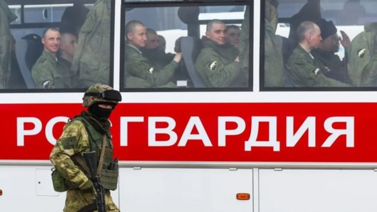 Росгвардейцы отказались ехать на войну в Украину