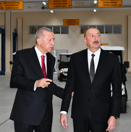 Turkish, Azerbaijani Presidents attend inauguration of Nakhchivan Restoration and Production Complex