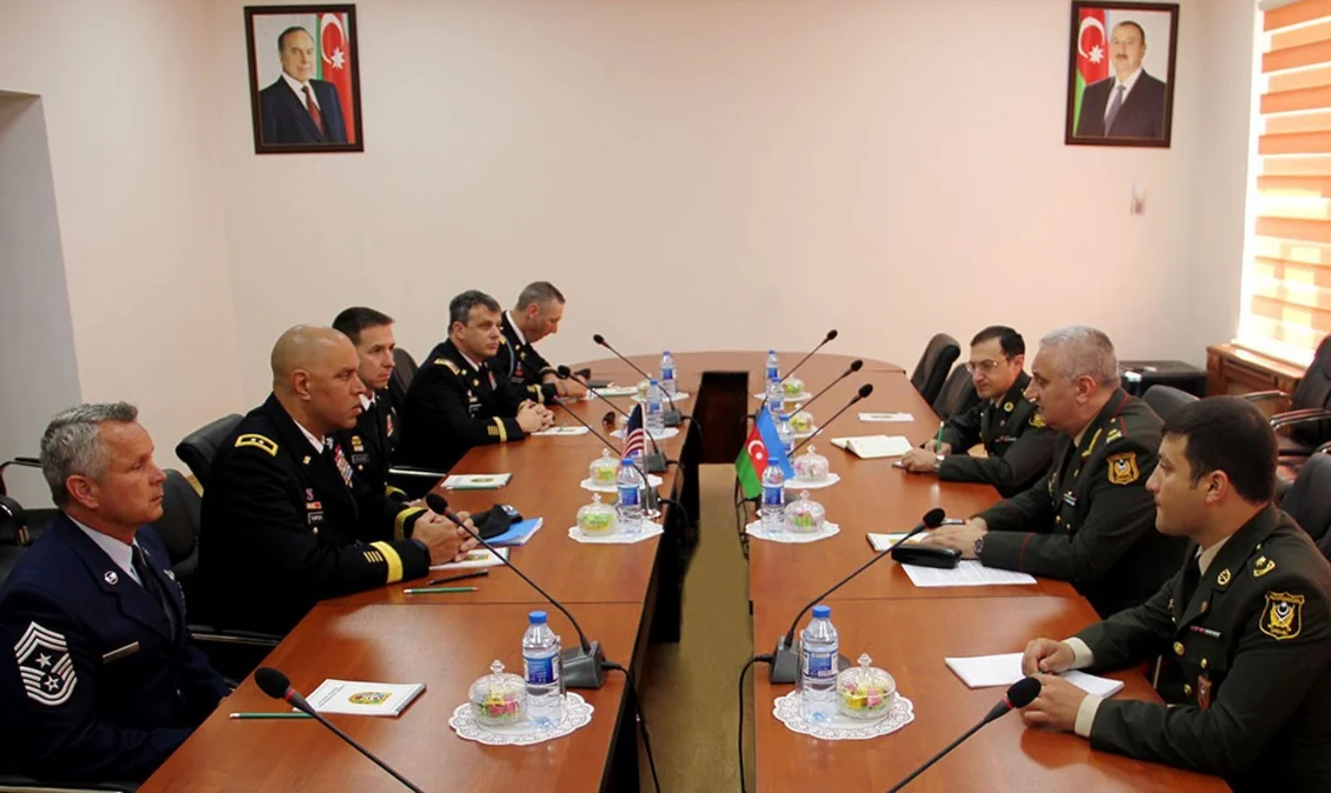 ABŞ-ın Oklahoma ştatının Milli Qvardiyasının nümayəndə heyəti Azərbaycanda səfərdədir