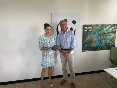 Leyla Əliyeva IUCN və WWF International təşkilatlarının rəhbərləri ilə görüşüb