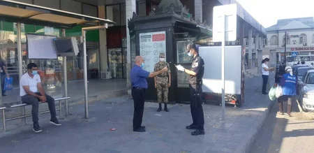 Bakıda maska taxmayan şəxslər cərimələndi