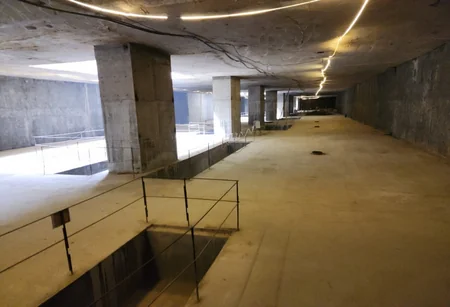 Bakı metrosunun inşa olunan stansiyasında növbəti mərhələ üzrə iş başlayıb