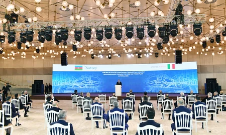 Groundbreaking ceremony held for 1,280-MW thermal power plant, largest in Azerbaijan's independence period - UPDATED