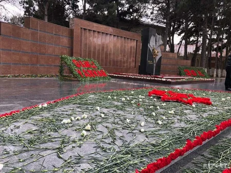 Abşeronda 20 Yanvar faciəsinin 30-cu ildönümü qeyd olunub - FOTO