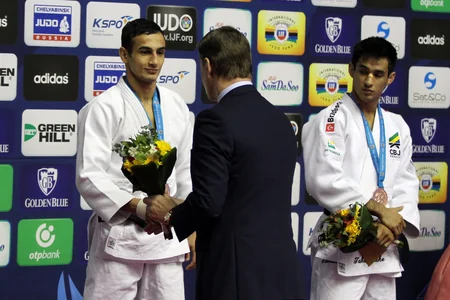 Azərbaycan cüdoçusu Qran Pridə bürünc medal qazanıb