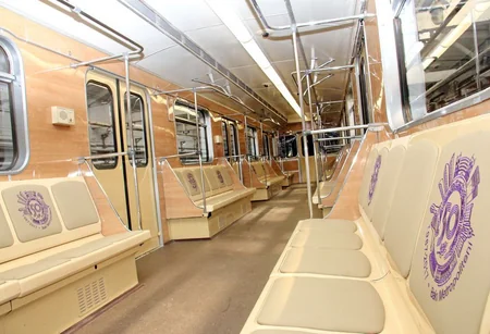Bakı Metropoliteni xəttə ilk yubiley qatarını buraxıb - VİDEO