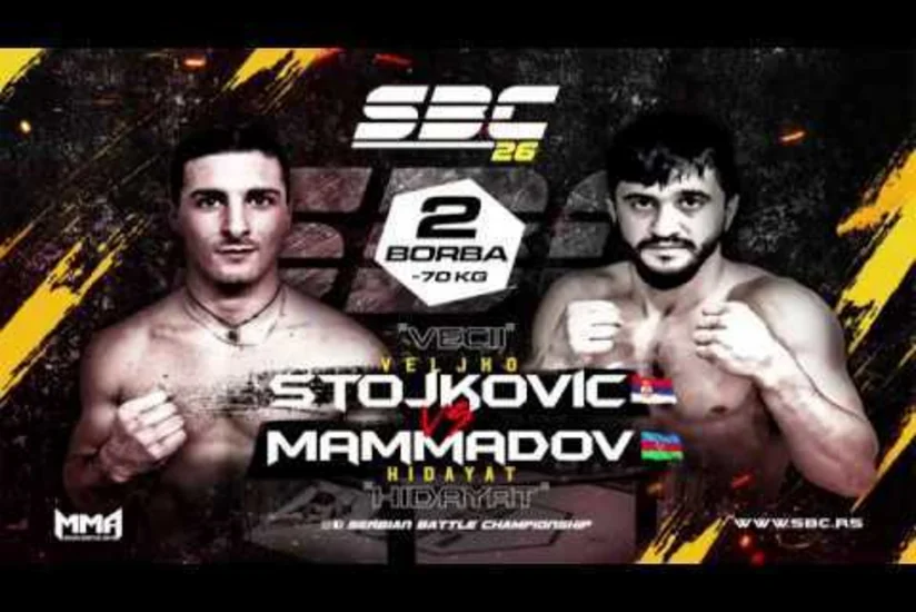 Azərbaycanın MMA döyüşçüsü serbiyalı rəqibini məğlub etdi - VİDEO