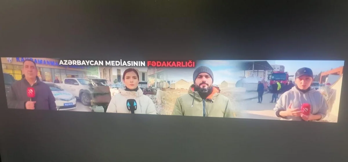 Reportun əməkdaşı zəlzələ bölgəsindən hər dəqiqə xəbərləri operativ şəkildə çatdırır - VİDEOMATERİAL 