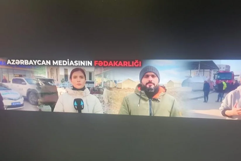 Reportun əməkdaşı zəlzələ bölgəsindən hər dəqiqə xəbərləri operativ şəkildə çatdırır - VİDEOMATERİAL 