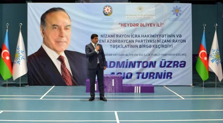 Nizami rayonunda “Heydər Əliyev İli” çərçivəsində Badminton üzrə açıq turnir keçirilib