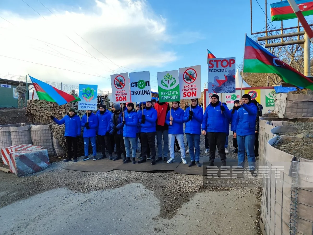Xankəndi-Laçın yolunda keçirilən etiraz aksiyası 86 gündür davam edir