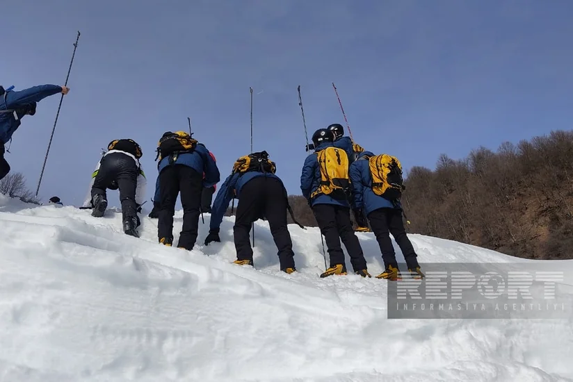 Qəbələdə FHN-in xilasediciləri üçün xüsusi təlimlər keçirilir