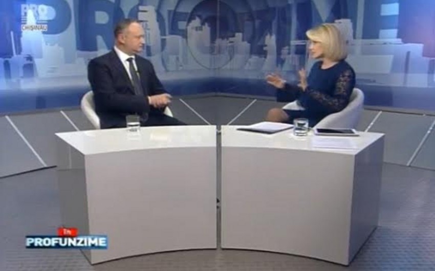 İqor Dodon Moldova PA-nın binası üzərindən Aİ-nin bayrağının götürülməsinə aydınlıq gətirib