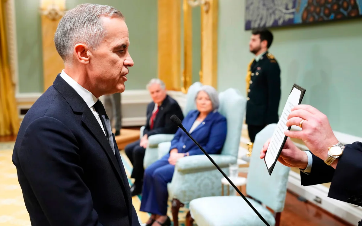 Mark Carney sworn in as Canada's prime minister