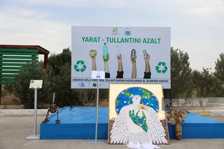 Xəzərin Zirə qəsəbəsi sahilində təmizlik aksiyası keçirilib