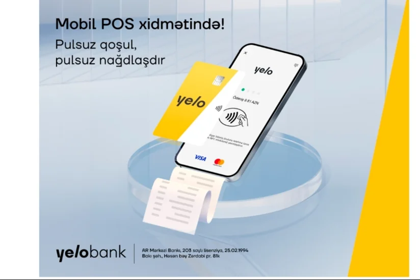“Yelo Bank” biznes sahibləri üçün Mobil POS xidmətini təqdim edir