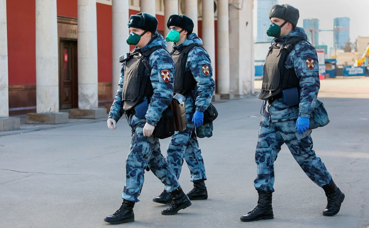 В Росгвардии назвали число заболевших COVID-19 сотрудников