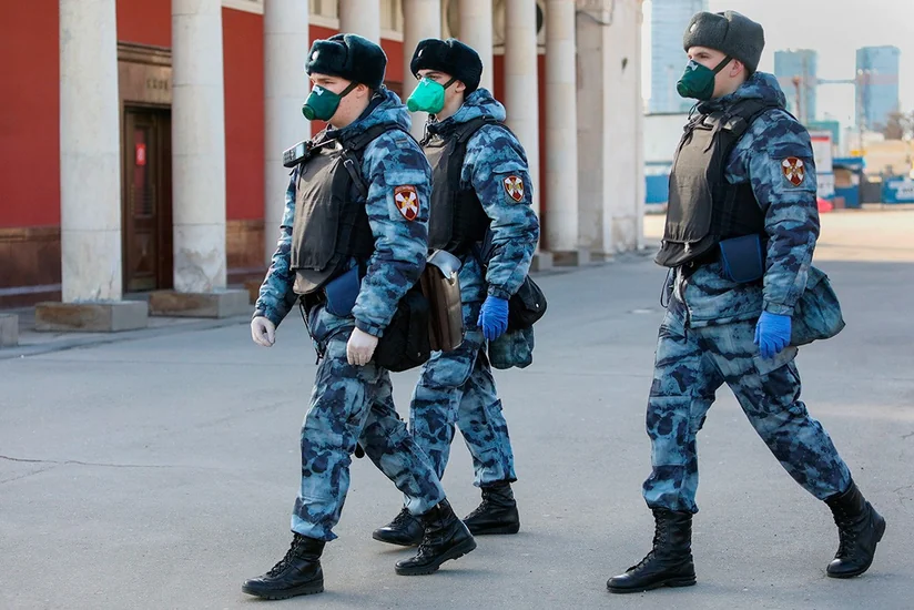 В Росгвардии назвали число заболевших COVID-19 сотрудников